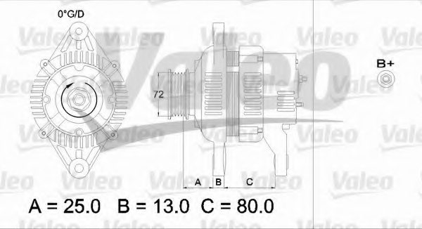 VALEO 436545 Alternator